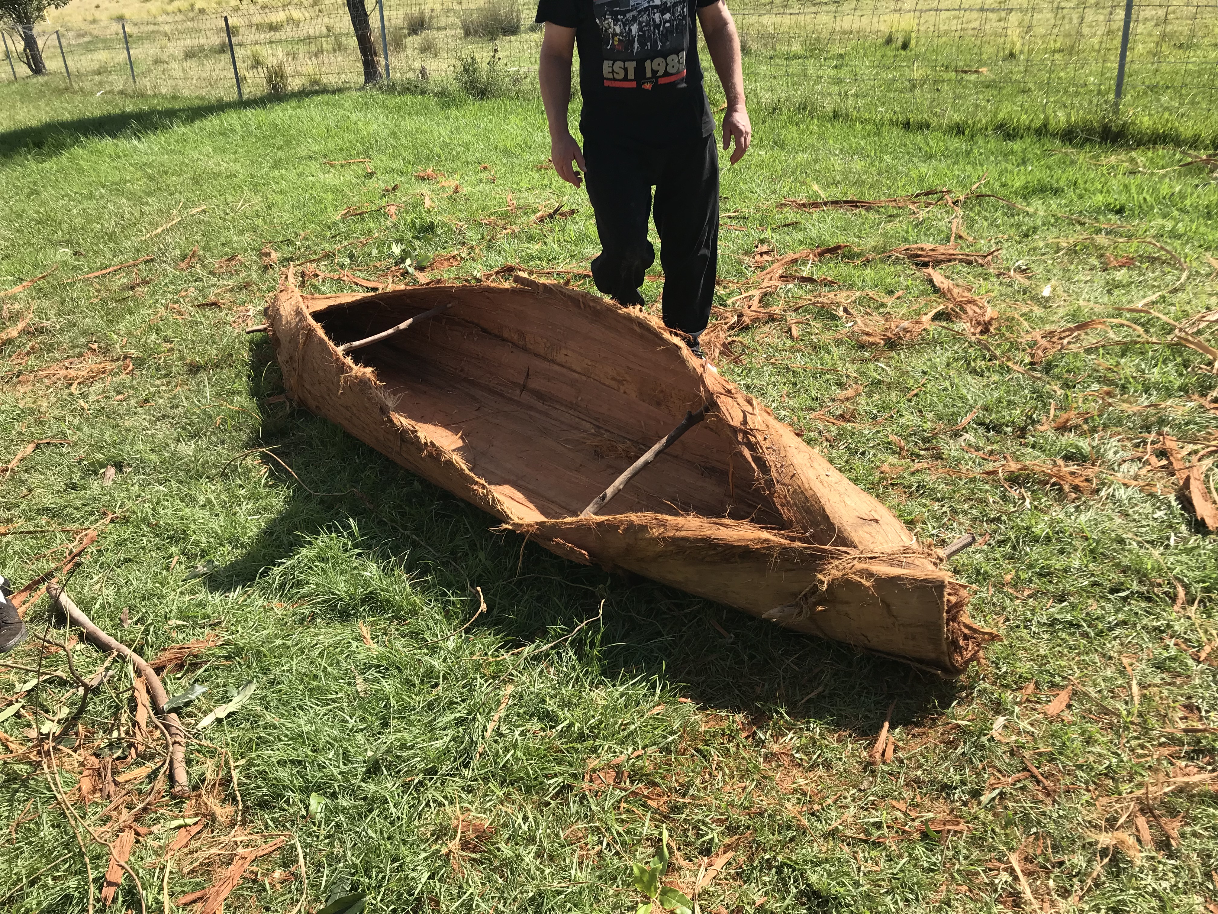 The Canoe takes shape